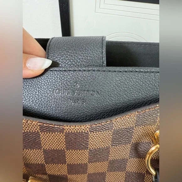 Louis Vuitton LV Riverside Handbag Damier with Leather - Picture 8 of 12